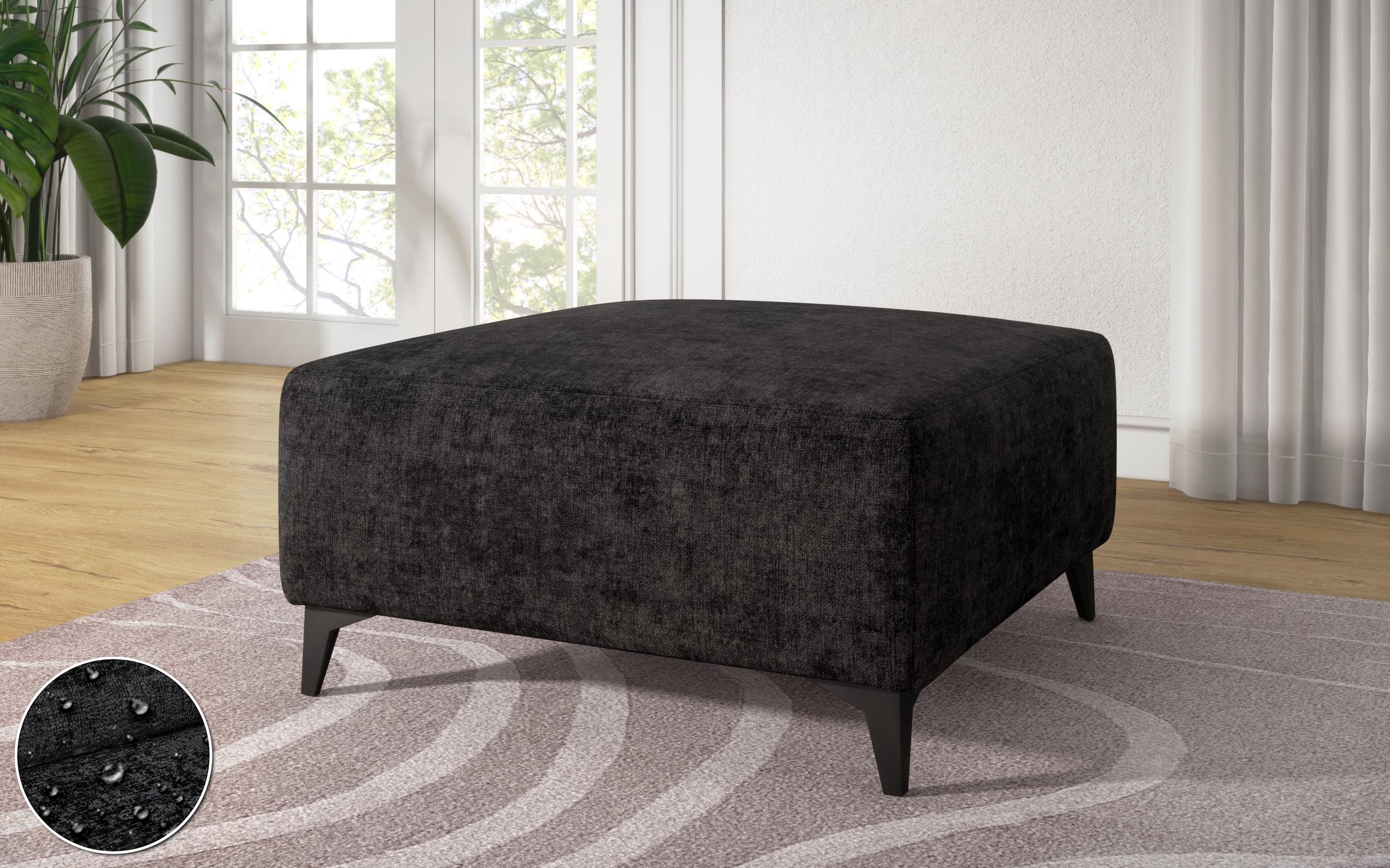 Ottoman Aruba, black  1